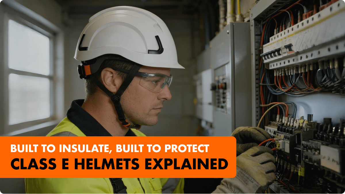 Built to Insulate, Built to Protect | Class E Helmets Explained - Defender Safety