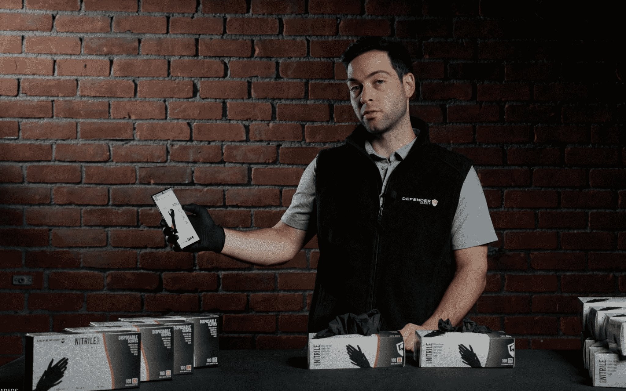 Defender TV: Black Nitrile Gloves Overview - Defender Safety