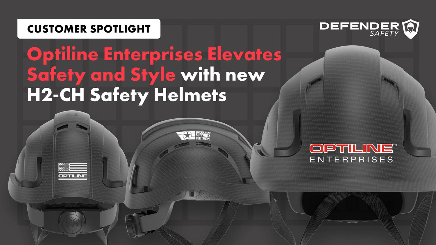 Optiline Enterprises Elevates Safety & Style with the H2-CH Safety Helmet - Defender Safety