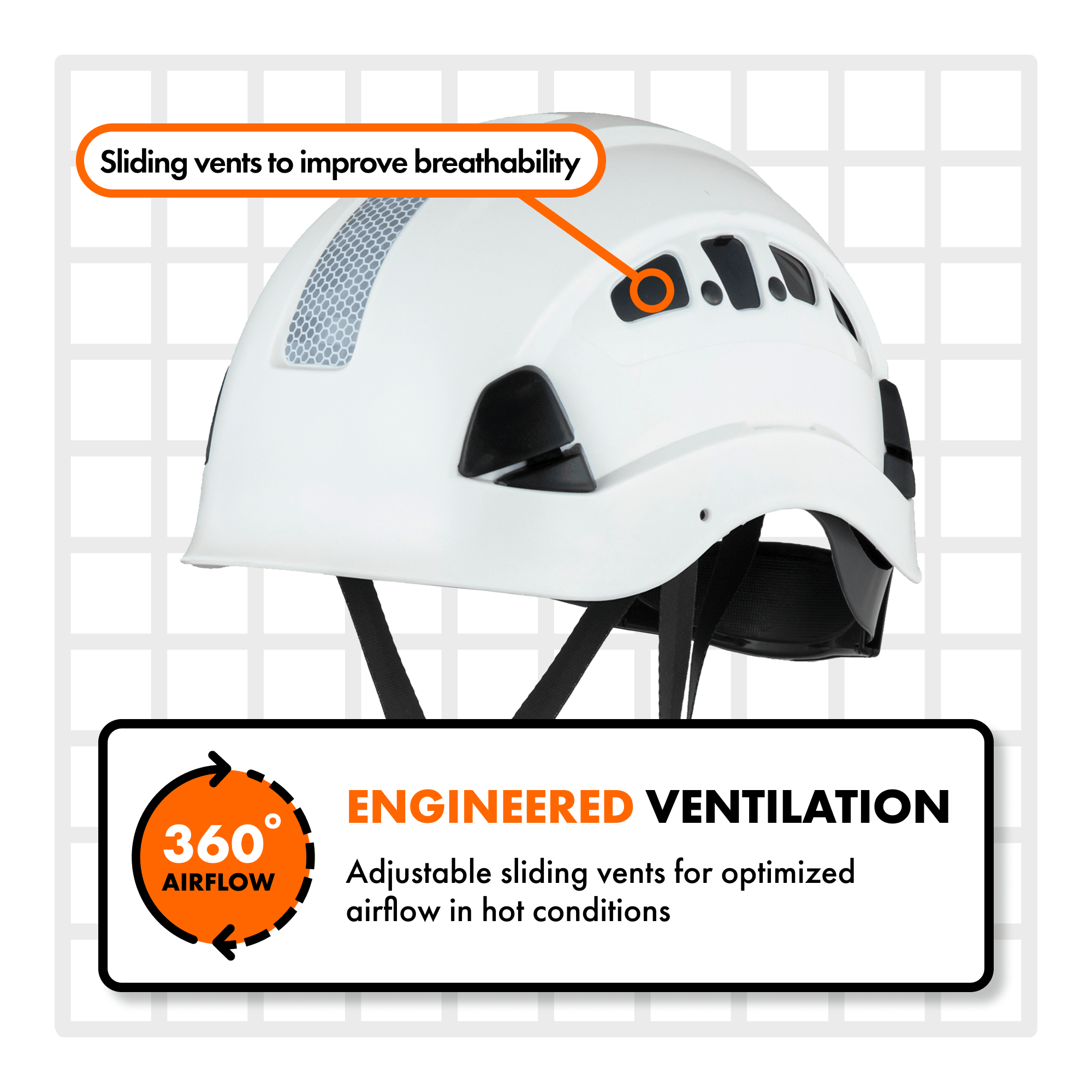 H1 - CH (Type I, Vented) + Tinted Visor - Defender Safety