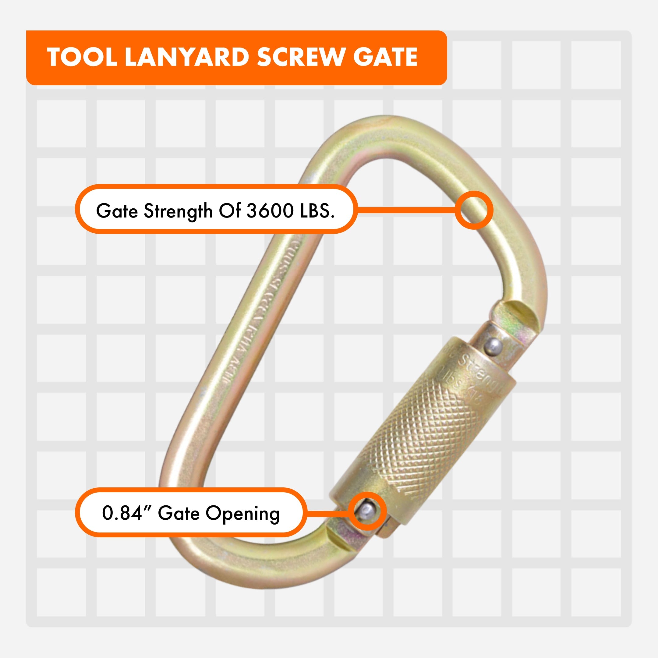 Hook Carabiner .84″ - Defender Safety