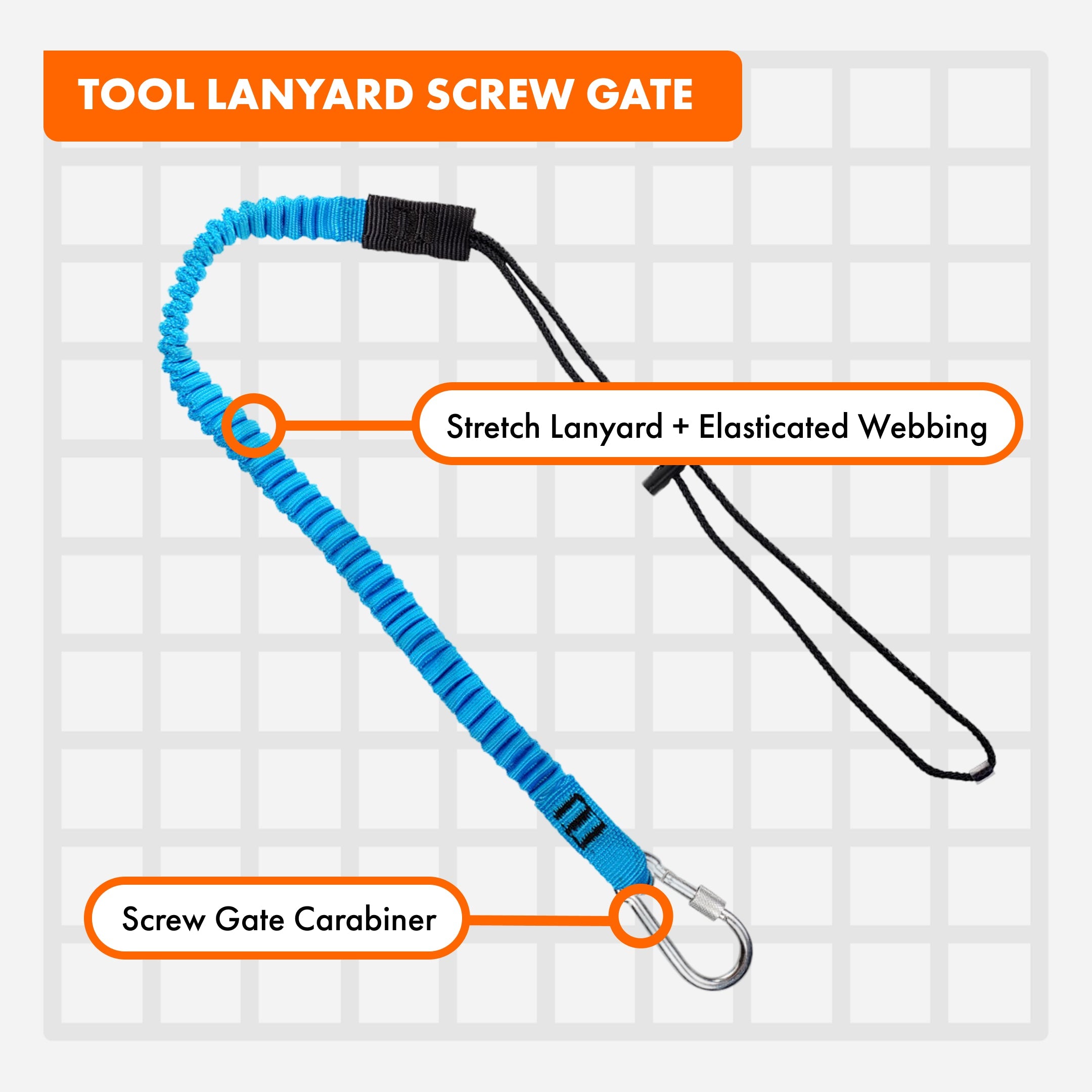 Tool Lanyard Screw Gate - Defender Safety