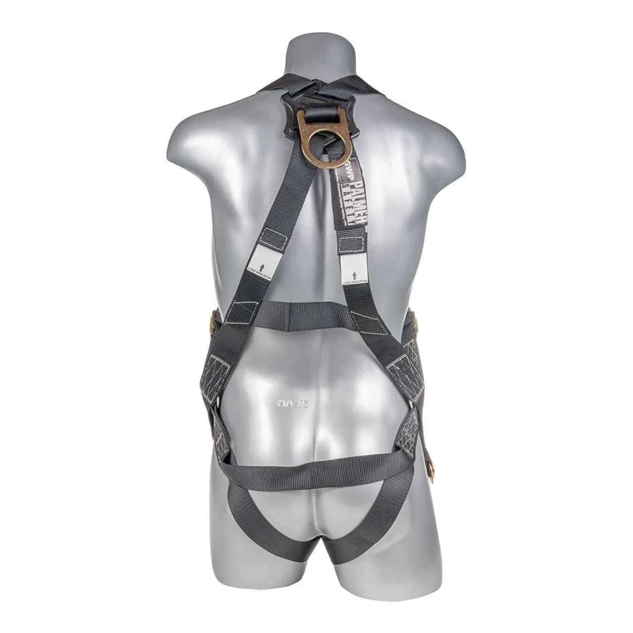 Construction Safety Harness 5 Point, Pass-Thru Legs, Back D-Ring - Defender Safety