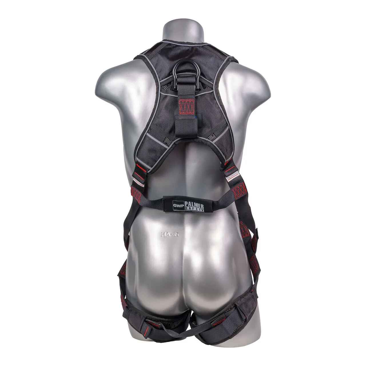 Construction Safety Harness 5 Point, QCB, Grommet Legs, Back D-Ring - Defender Safety