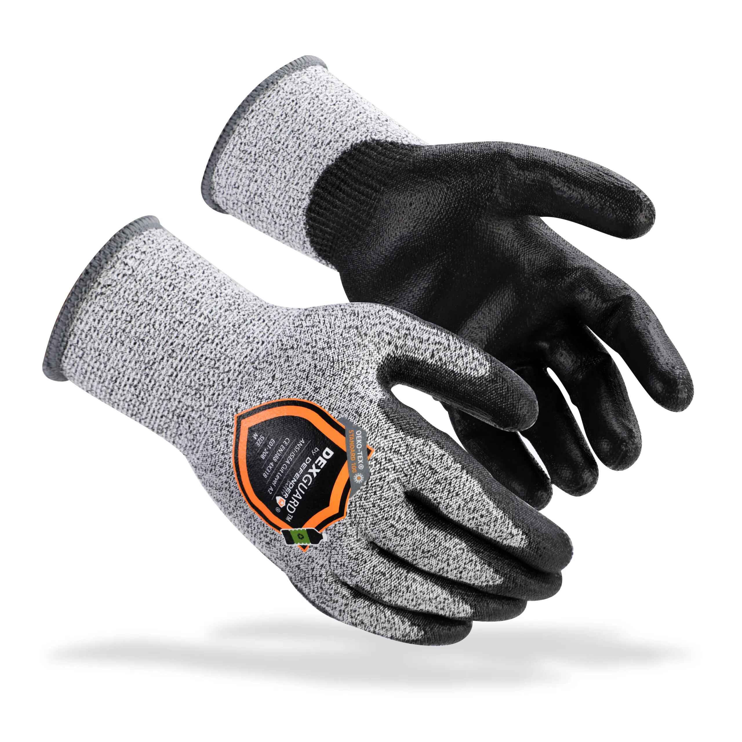 DEXGUARD™ A2 Cut Glove, Level 4 Abrasion Resistant, Polyurethane Coated - Defender Safety