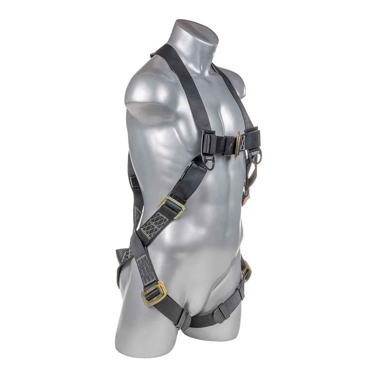 Full Protection 5pt. Body Harness and Lanyard Combo - Defender Safety