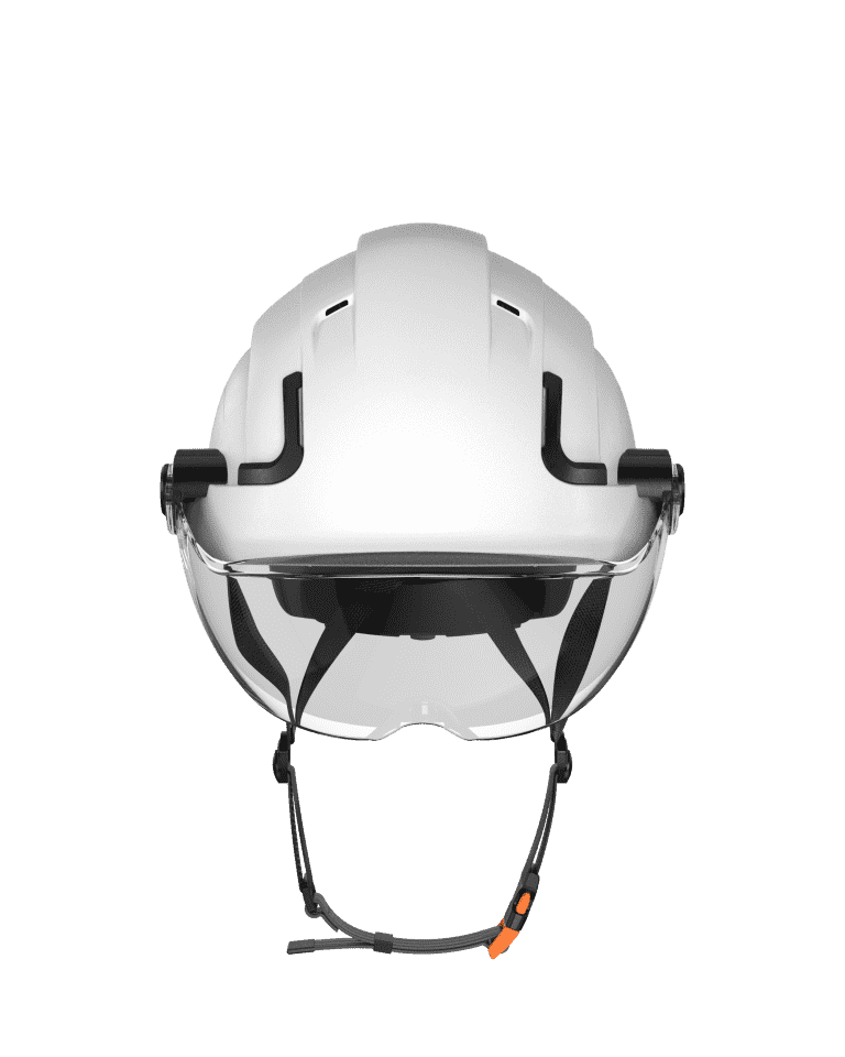 H2-CH Safety Helmet w/ clear visor Type 2 Class C, ANSI Z89 and EN12492 rated - Defender Safety