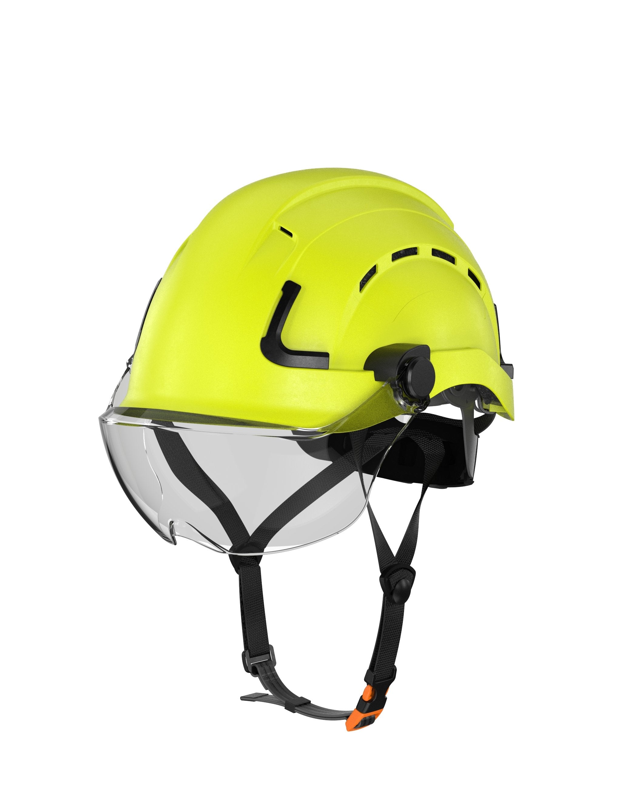 H2-CH Safety Helmet w/ clear visor Type 2 Class C, ANSI Z89 and EN12492 rated - Defender Safety
