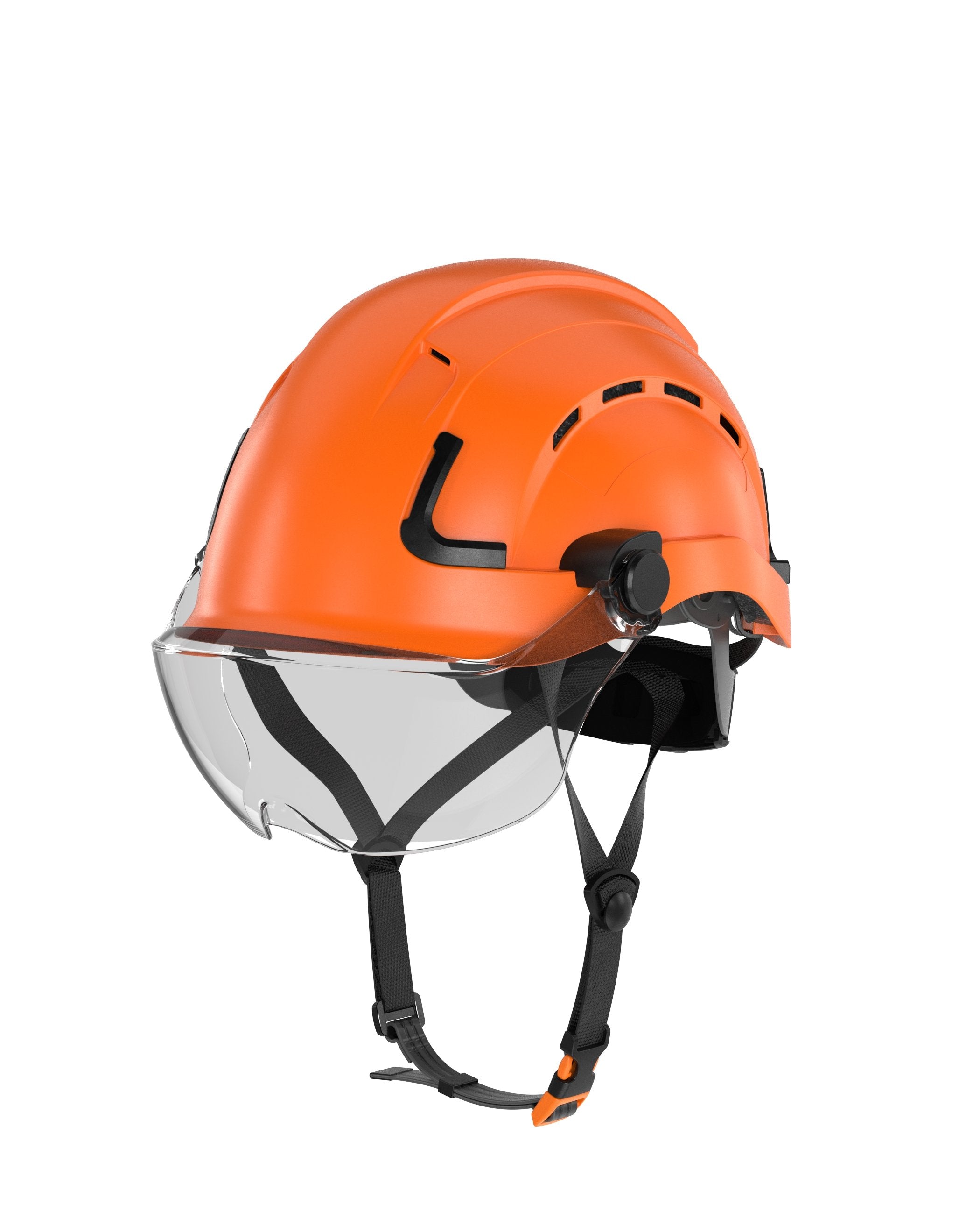 H2-CH Safety Helmet w/ clear visor Type 2 Class C, ANSI Z89 and EN12492 rated - Defender Safety