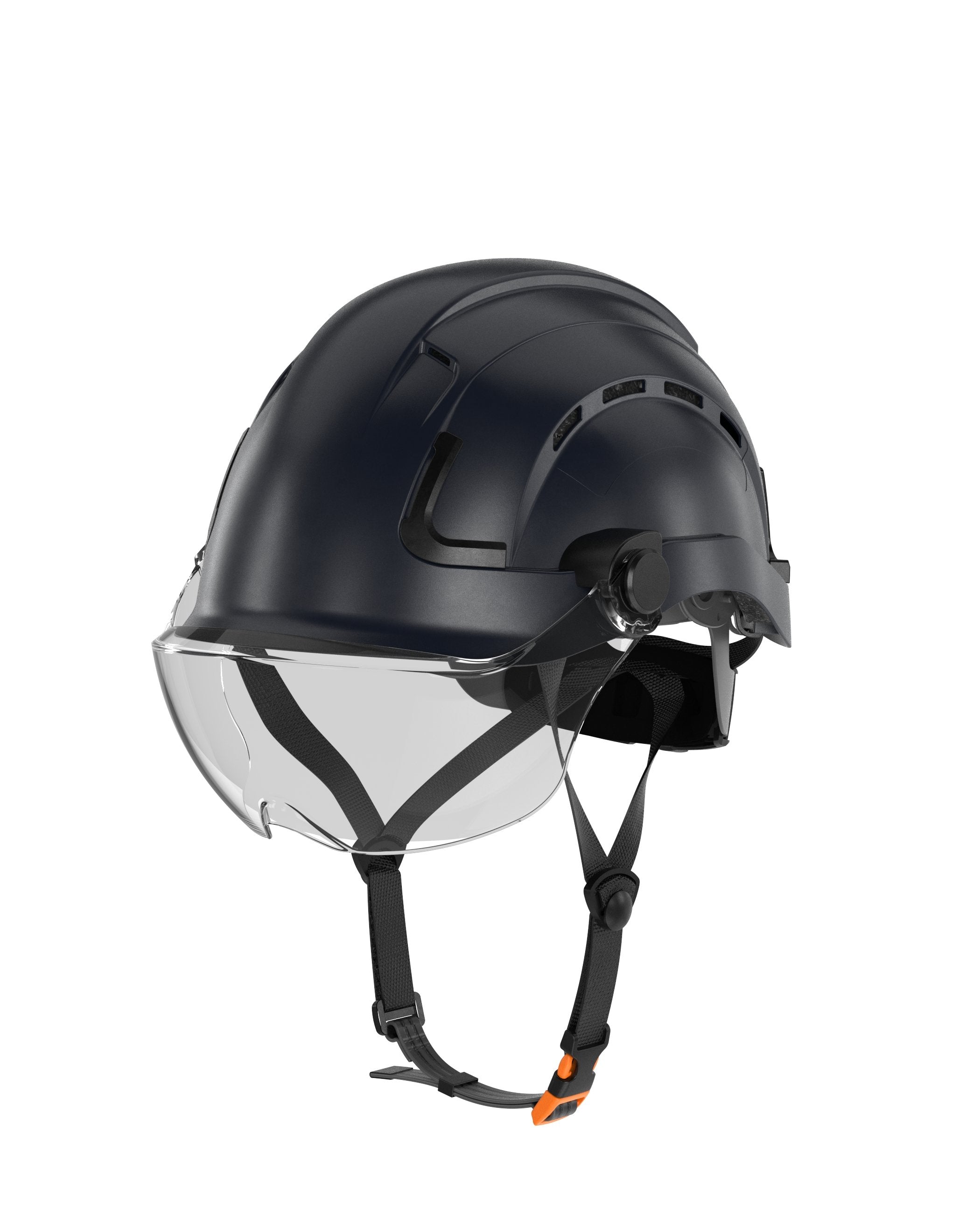 H2-CH Safety Helmet w/ clear visor Type 2 Class C, ANSI Z89 and EN12492 rated - Defender Safety