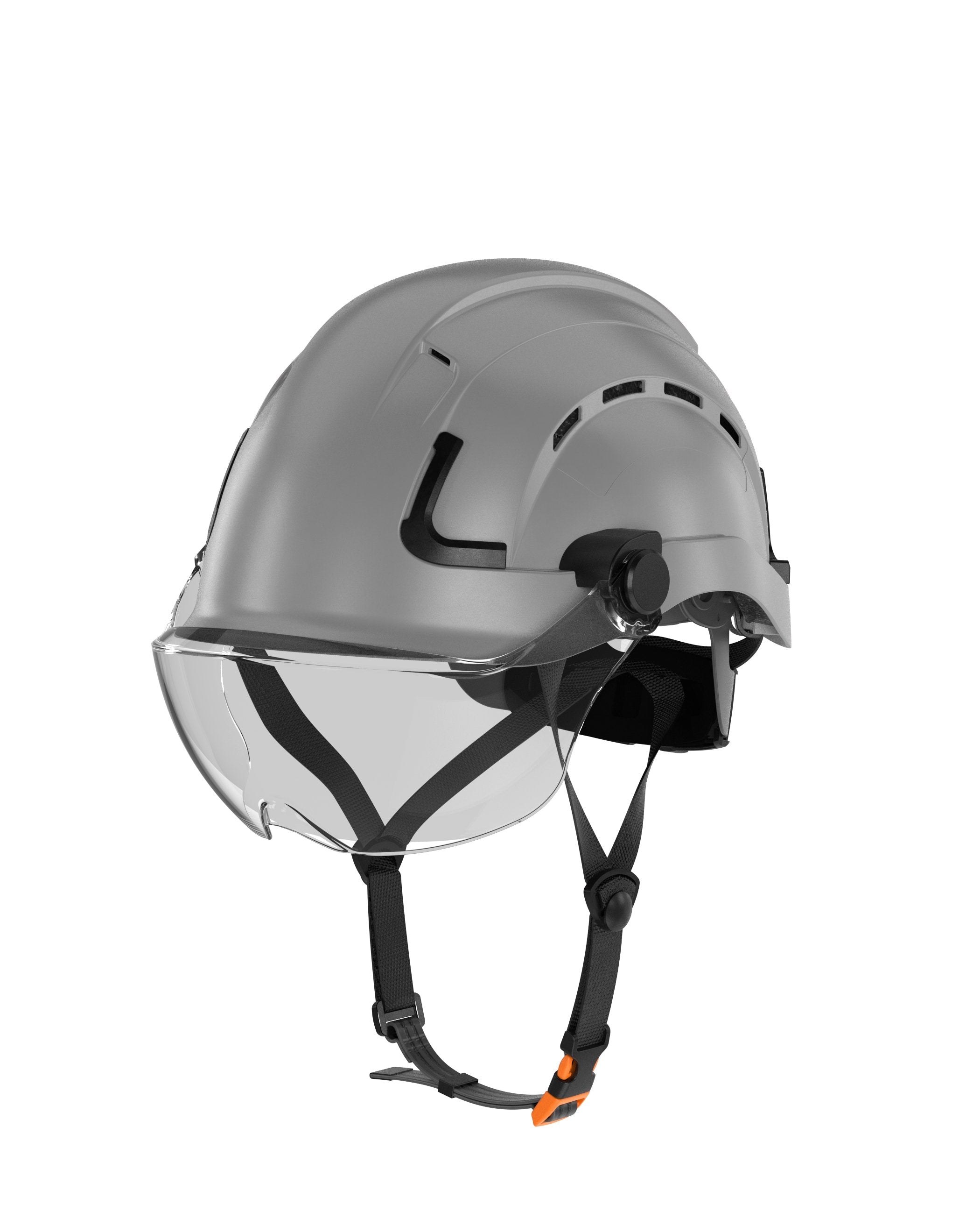 H2-CH Safety Helmet w/ clear visor Type 2 Class C, ANSI Z89 and EN12492 rated - Defender Safety