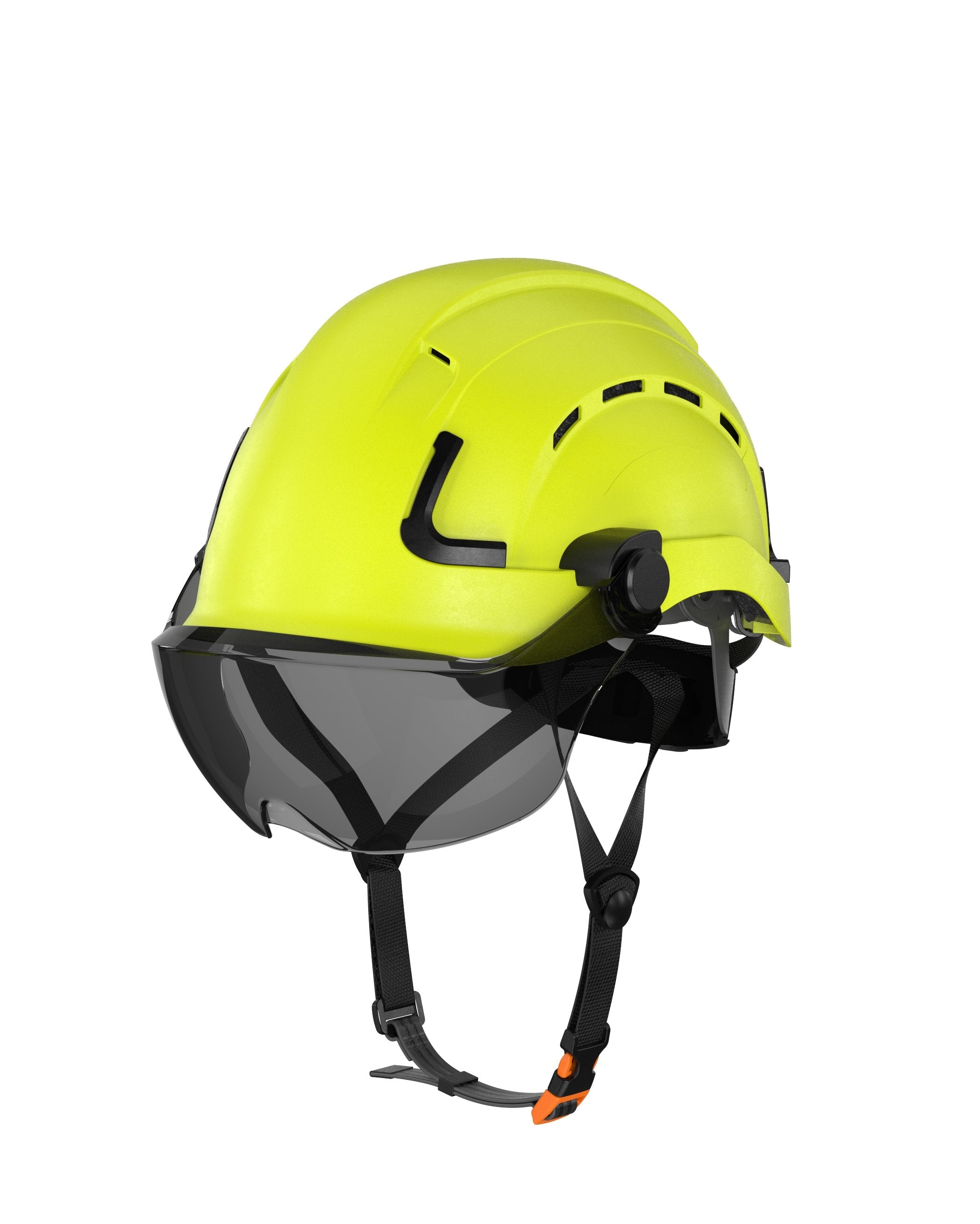 H2-CHV Safety Helmet w/ TINTED Visor Type 2 Class C, ANSI Z89 and EN12492 rated - Defender Safety
