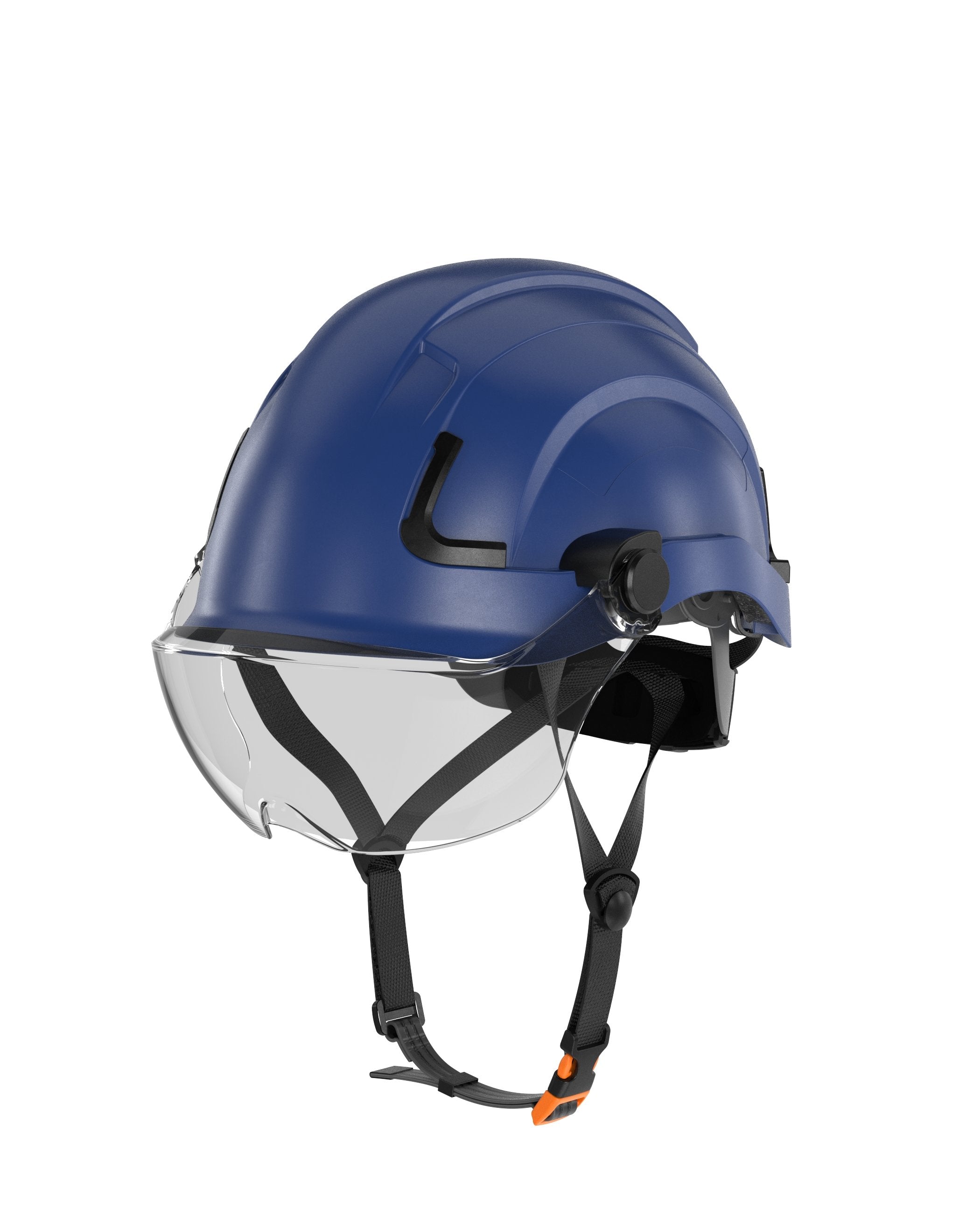 H2-EHV Safety Helmet w/ CLEAR Visor Type 2 Class E, ANSI Z89 and EN12492 rated - Defender Safety