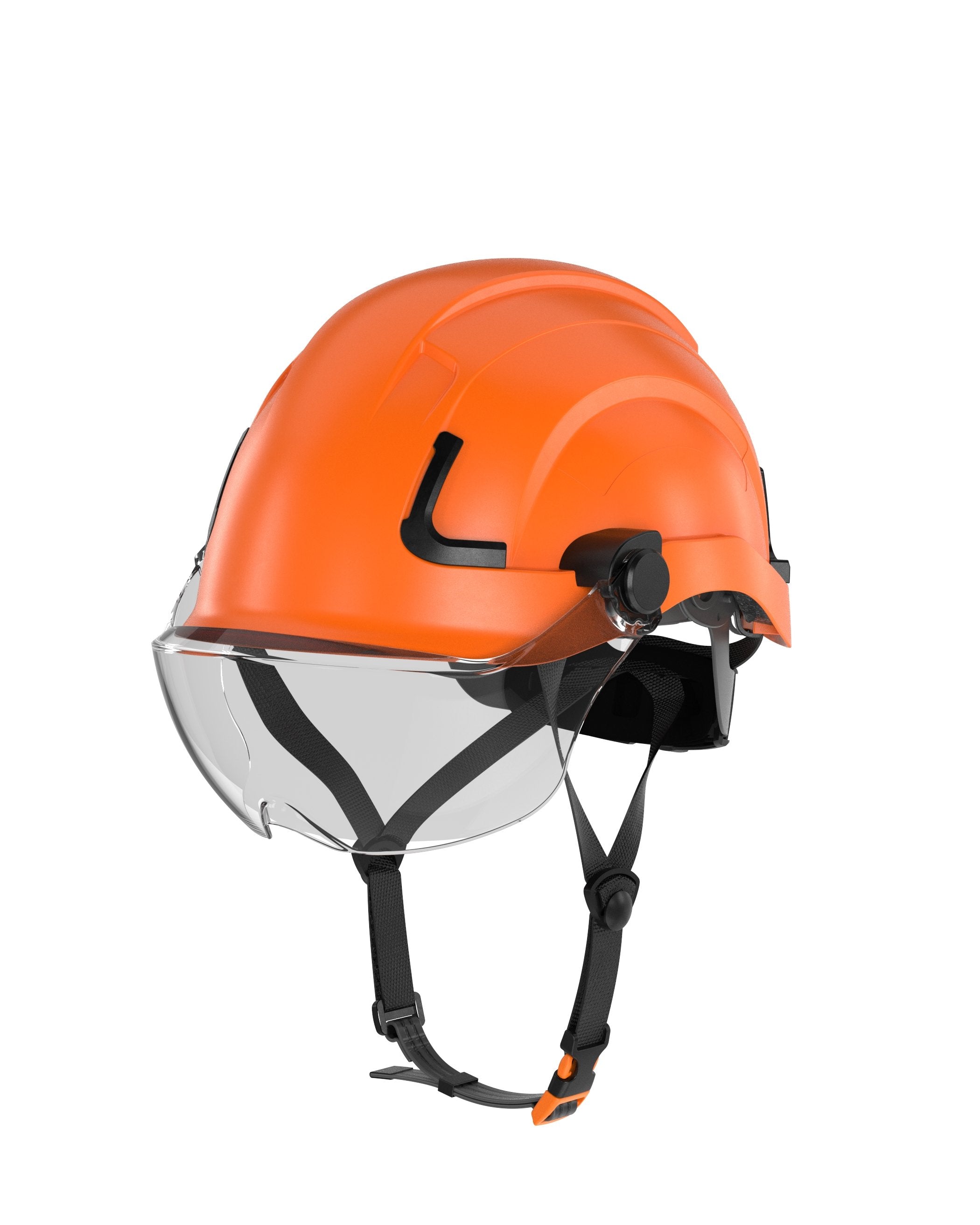 H2-EHV Safety Helmet w/ CLEAR Visor Type 2 Class E, ANSI Z89 and EN12492 rated - Defender Safety
