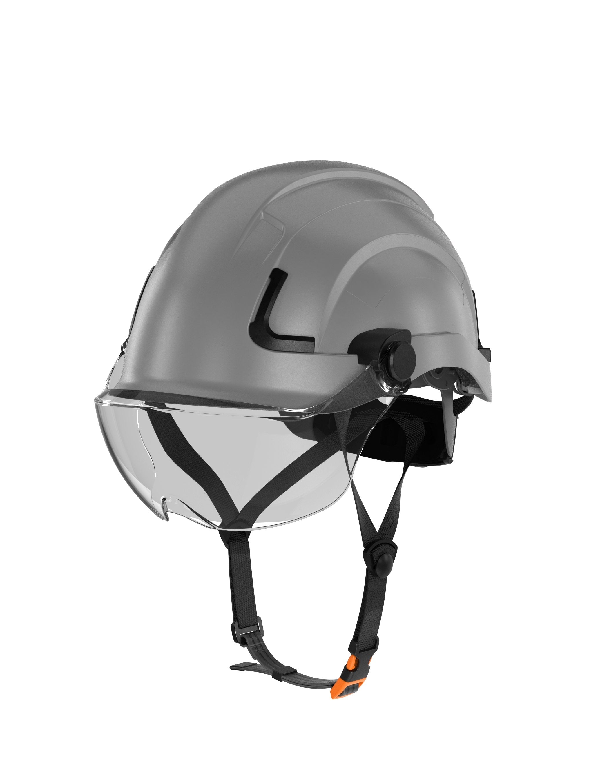 H2-EHV Safety Helmet w/ CLEAR Visor Type 2 Class E, ANSI Z89 and EN12492 rated - Defender Safety