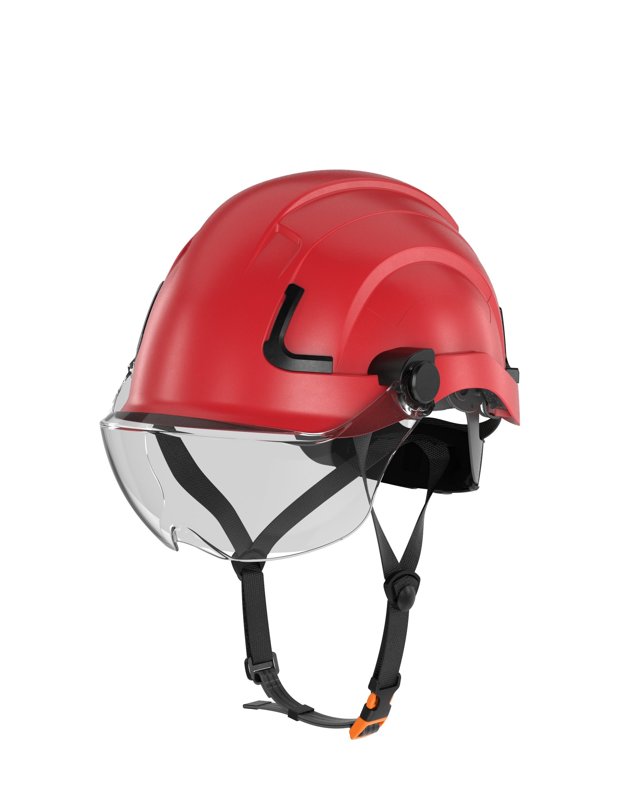 H2-EHV Safety Helmet w/ CLEAR Visor Type 2 Class E, ANSI Z89 and EN12492 rated - Defender Safety