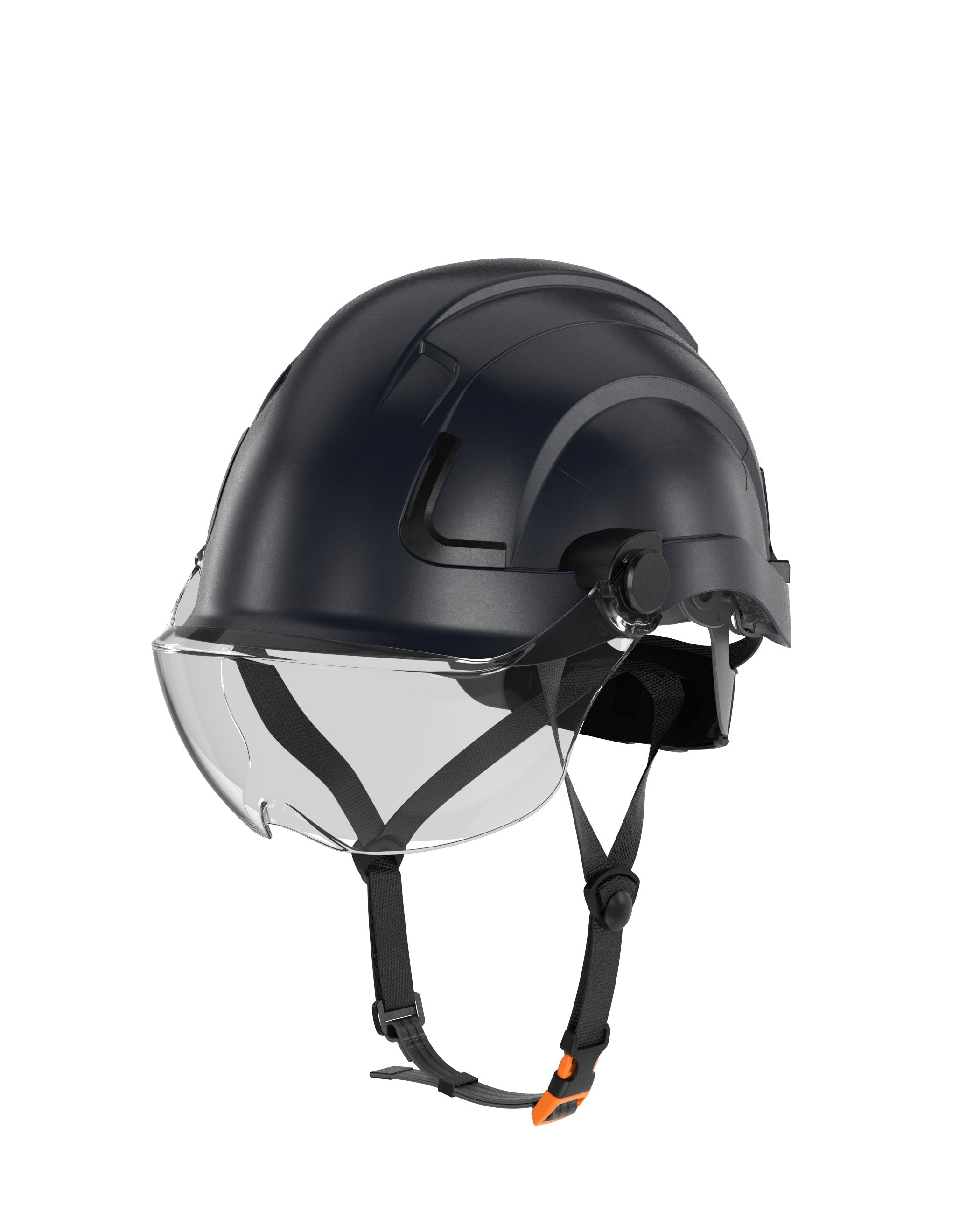 H2-EHV Safety Helmet w/ CLEAR Visor Type 2 Class E, ANSI Z89 and EN12492 rated - Defender Safety