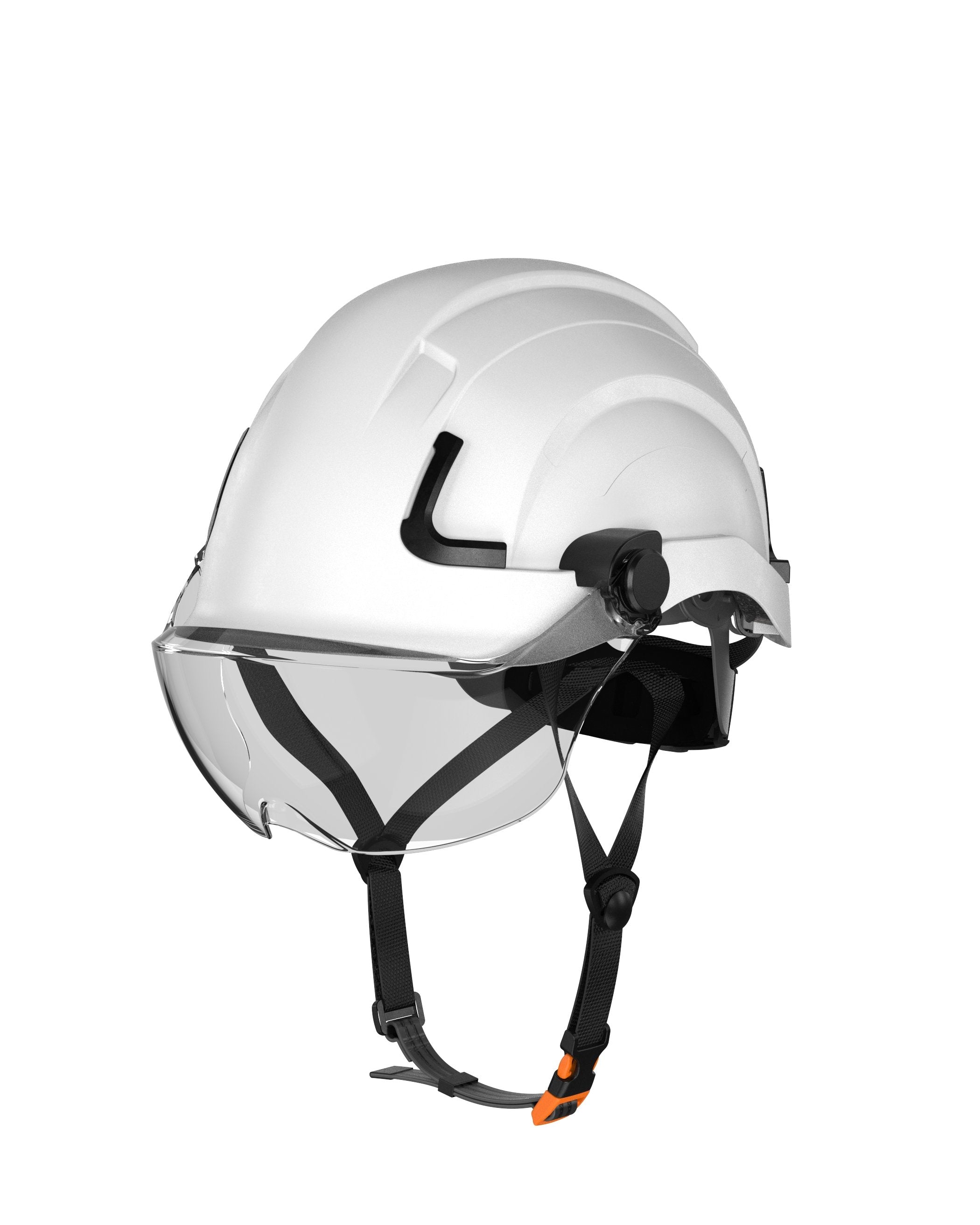 H2-EHV Safety Helmet w/ CLEAR Visor Type 2 Class E, ANSI Z89 and EN12492 rated - Defender Safety