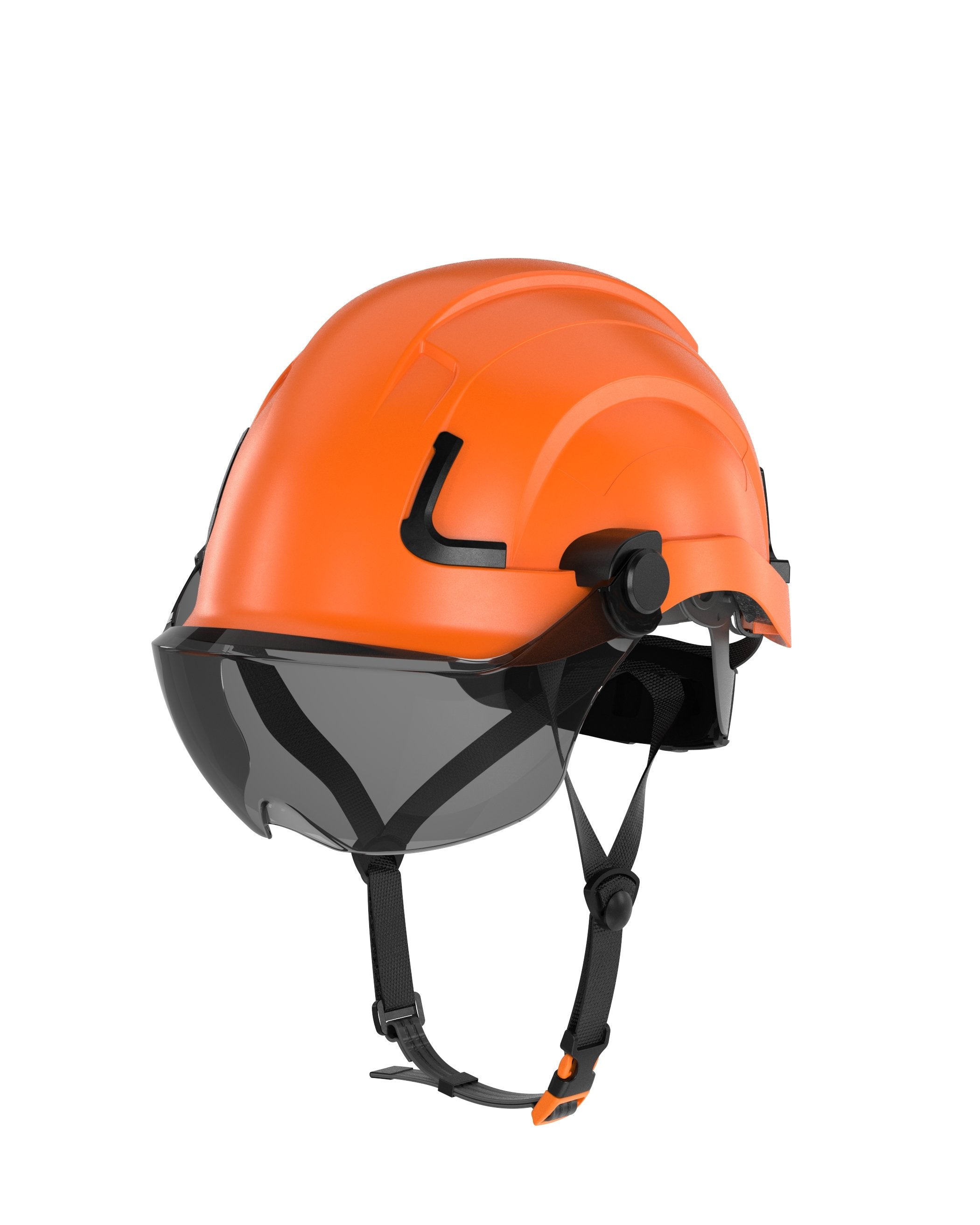 H2-EHV Safety Helmet w/ TINTED Visor Type 2 Class E, ANSI Z89 and EN12492 rated - Defender Safety