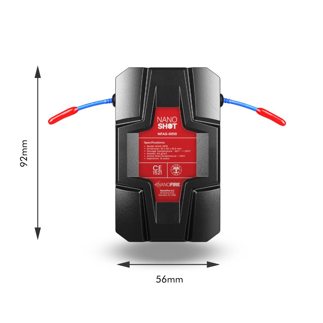 NANOSHOT 10 FIXED aerosol fire suppression system - Defender Safety