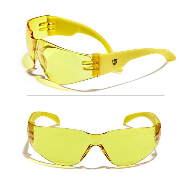 OPTIFENSE™ VS1 AMBER Safety Glasses, ANSI Z87+, 30pc per Box - Defender Safety