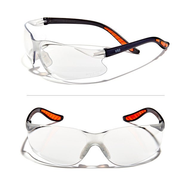 OPTIFENSE™ VS2 CLEAR Safety Glasses, ANSI Z87+, 12PCS - Defender Safety