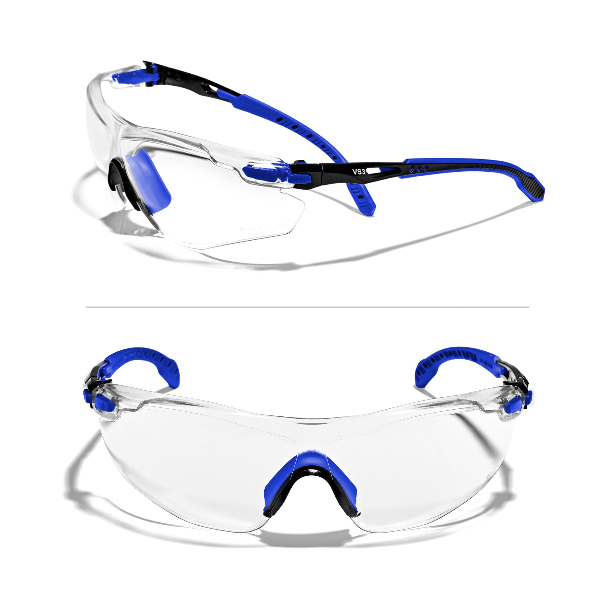 OPTIFENSE™ VS3 Anti Fog, Premium CLEAR Safety Glasses, ANSI Z87+ - Defender Safety