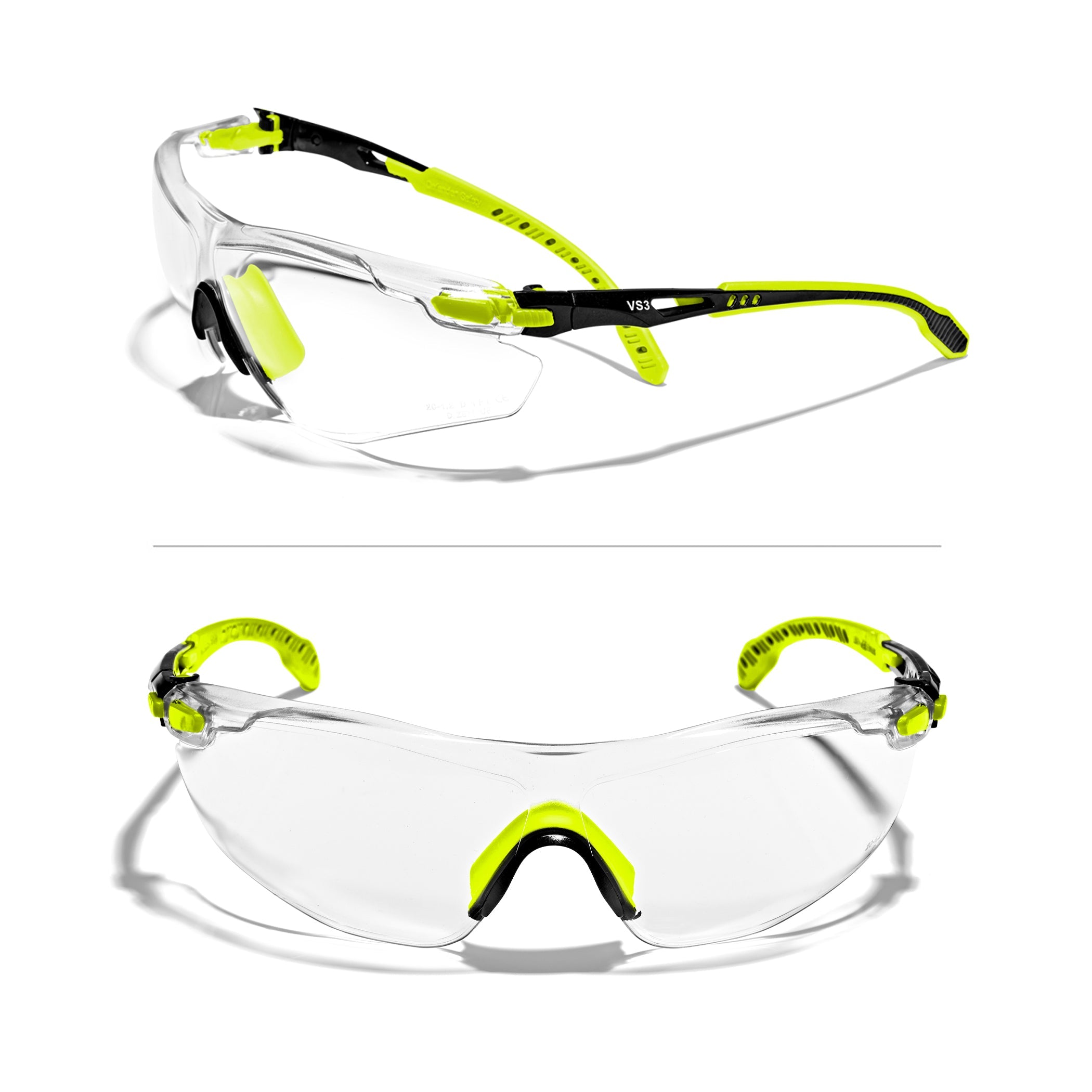 OPTIFENSE™ VS3 Anti Fog, Premium CLEAR Safety Glasses, ANSI Z87+ - Defender Safety