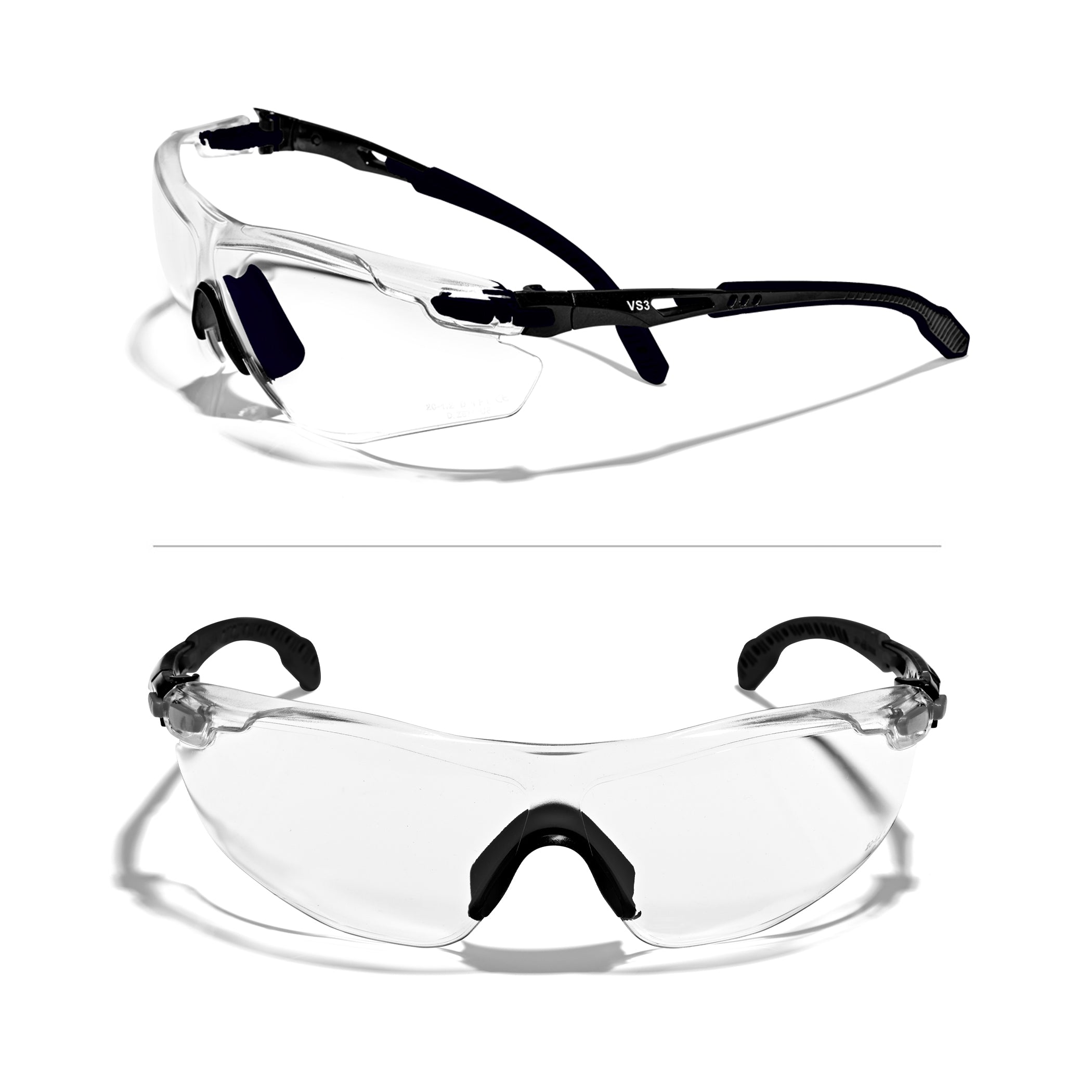 OPTIFENSE™ VS3 Anti Fog, Premium CLEAR Safety Glasses, ANSI Z87+ - Defender Safety