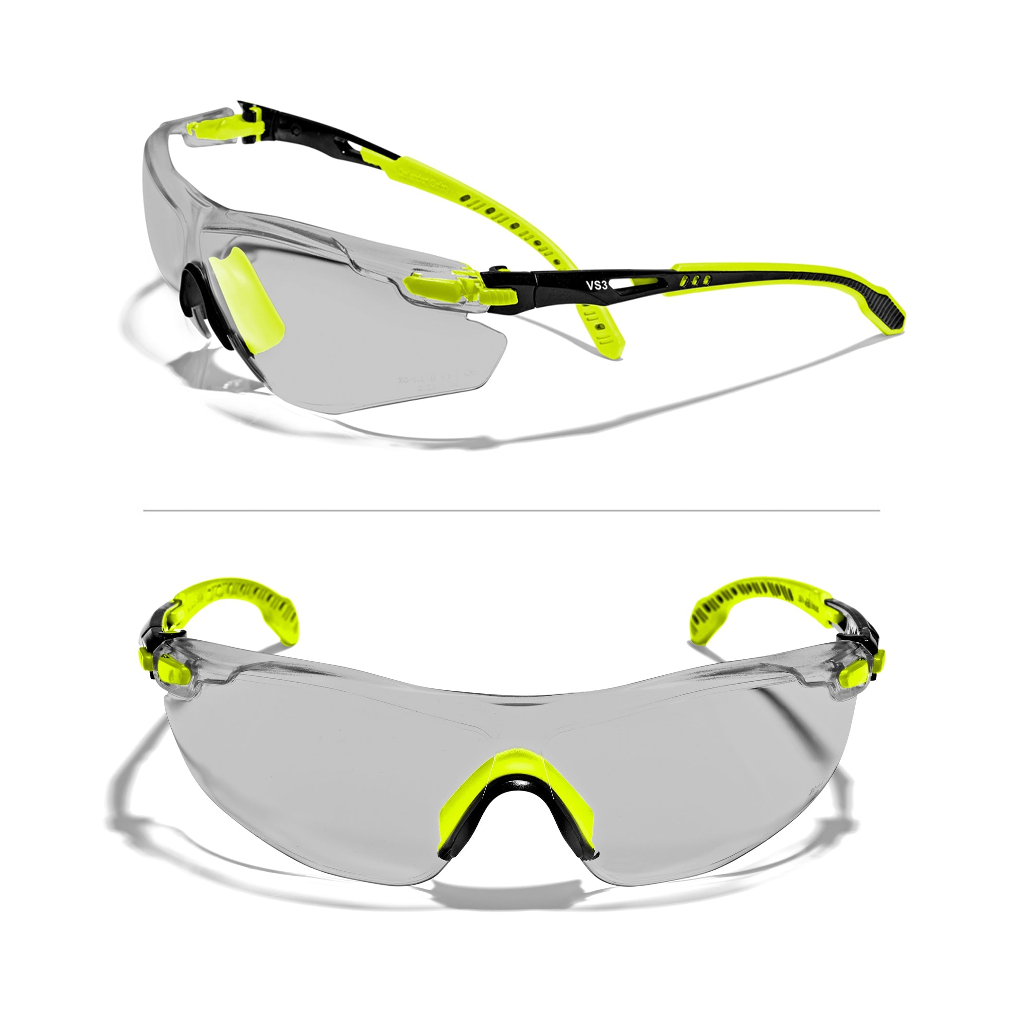 OPTIFENSE™ VS3 Anti Fog, Premium SMOKED Safety Glasses, ANSI Z87+ - Defender Safety