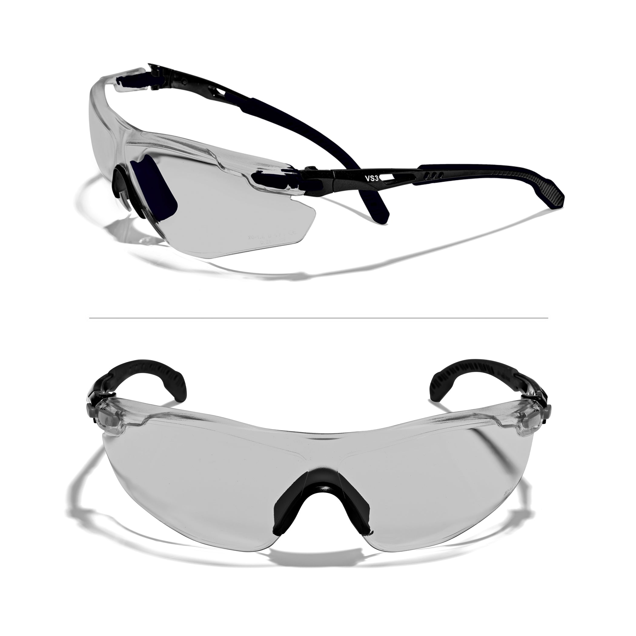OPTIFENSE™ VS3 Anti Fog, Premium SMOKED Safety Glasses, ANSI Z87+ - Defender Safety