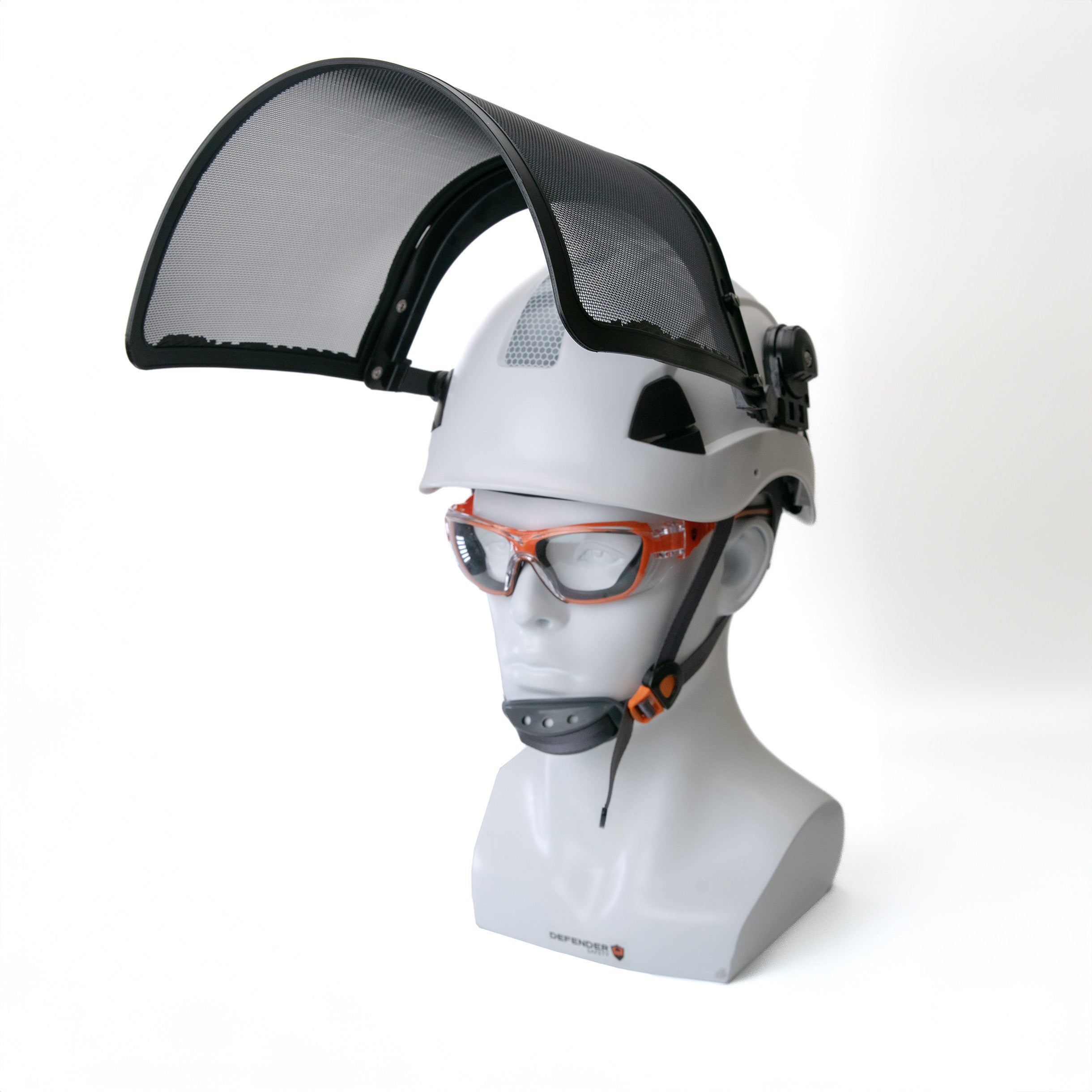 Replacement Mesh Shield + Helmet Bracket | Forestry Kit Accessory - Defender Safety