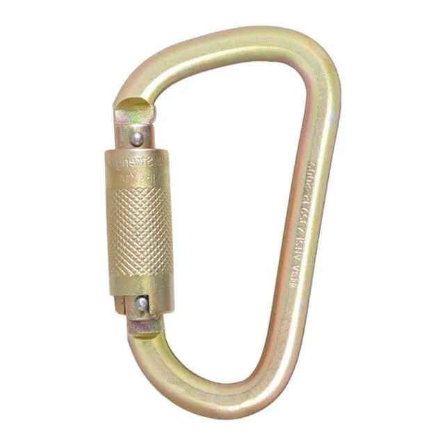 Steel Twist Lock Carabiner - Defender Safety