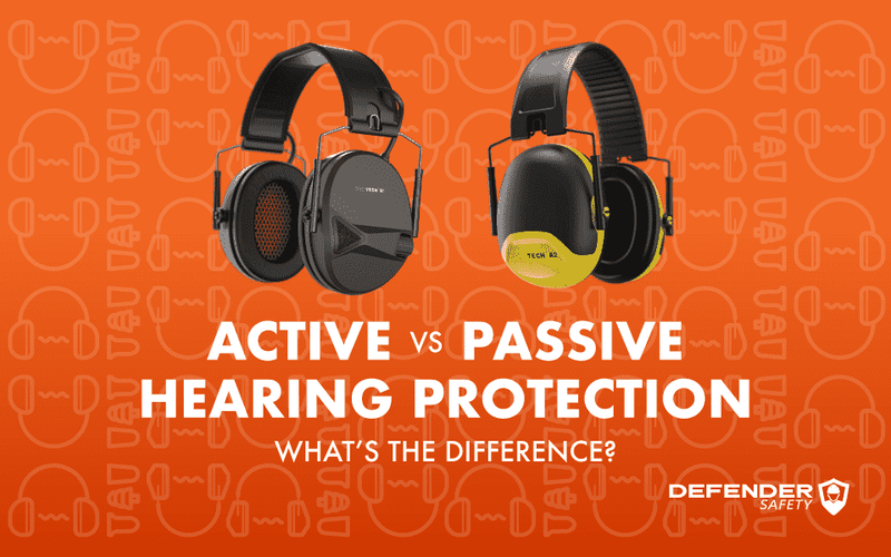 Active vs Passive Hearing Protection Defender Safety