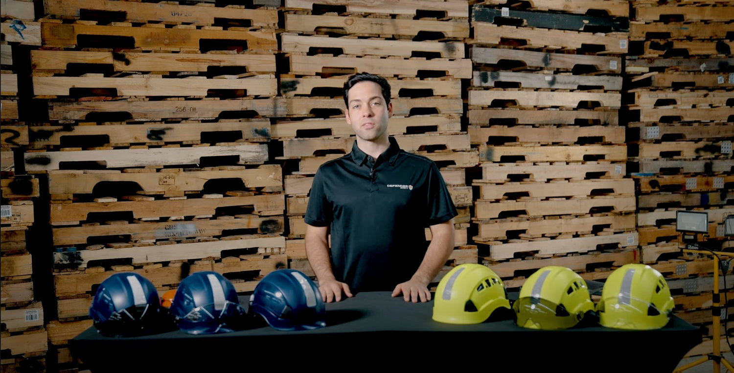 Defender TV: H1 Series Safety Helmet (H1-CH & H1-EH) Overview - Defender Safety