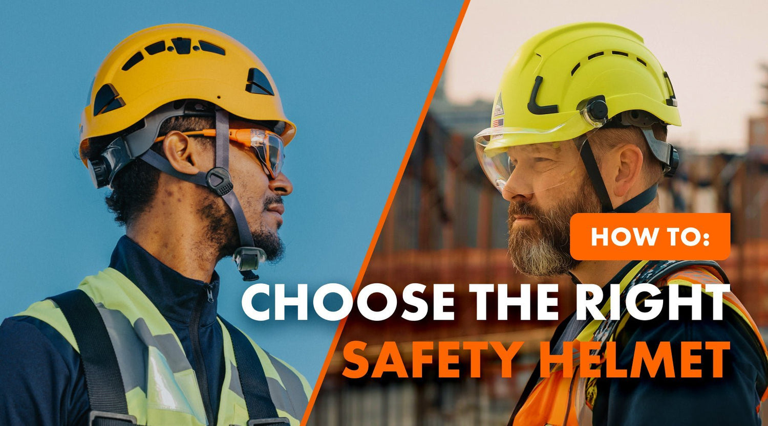 How to Choose The Right Safety Helmet - Defender Safety