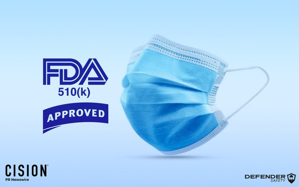 IN THE NEWS: Surgical Masks by Defender Safety Receive FDA 510(k) Clearance - Defender Safety