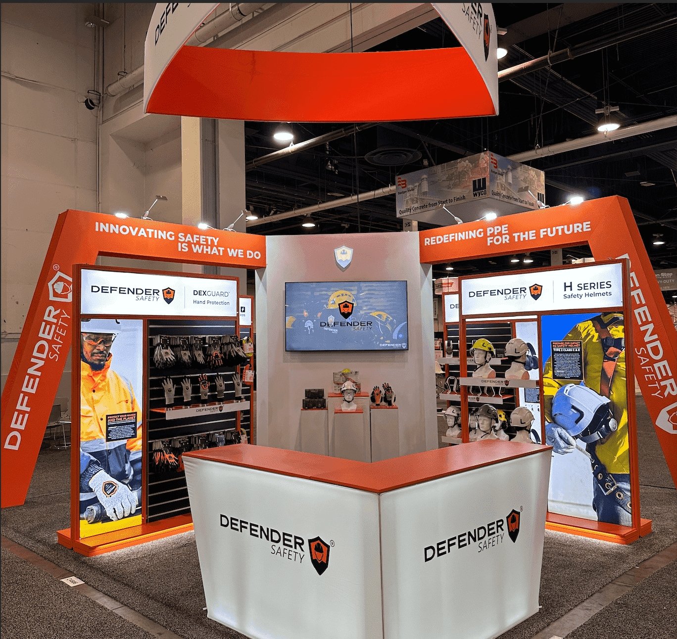 Thank you for coming by the Defender Safety booth at World of Concrete 2023 - Defender Safety