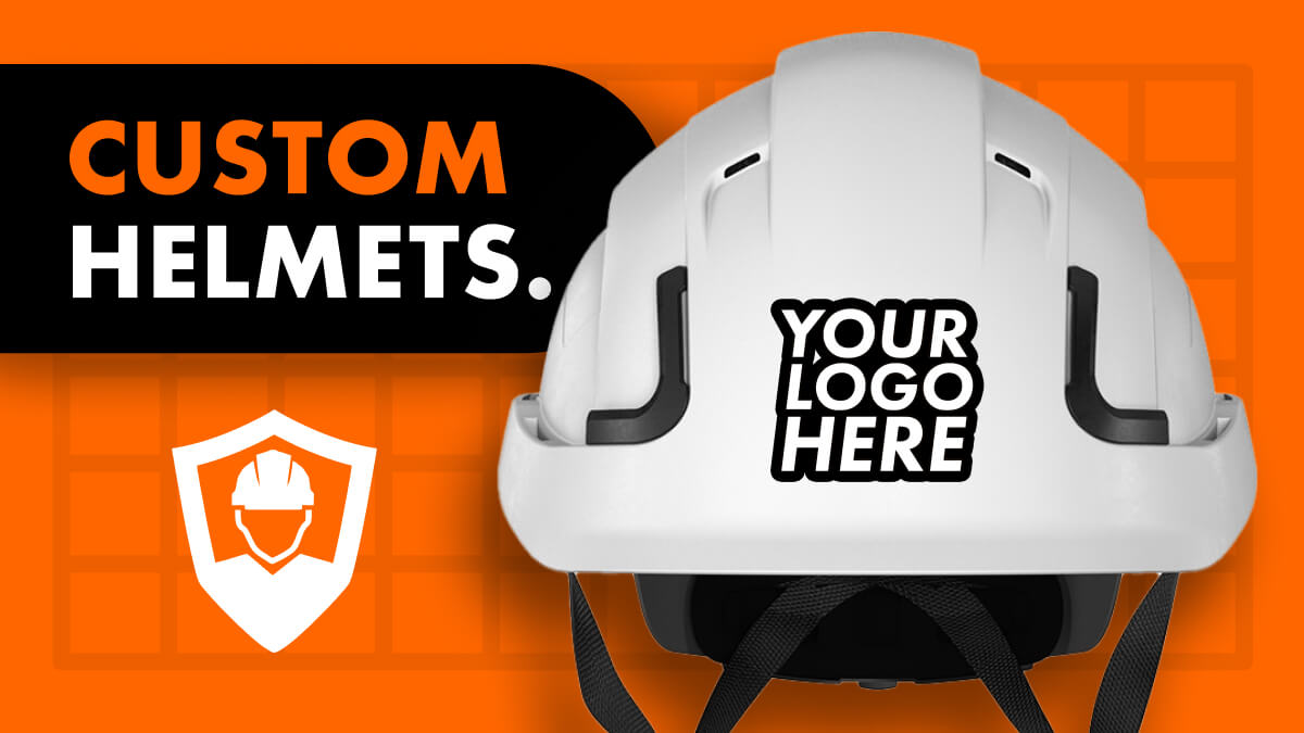 Custom Hard Hats with Logo Printing | Defender Safety