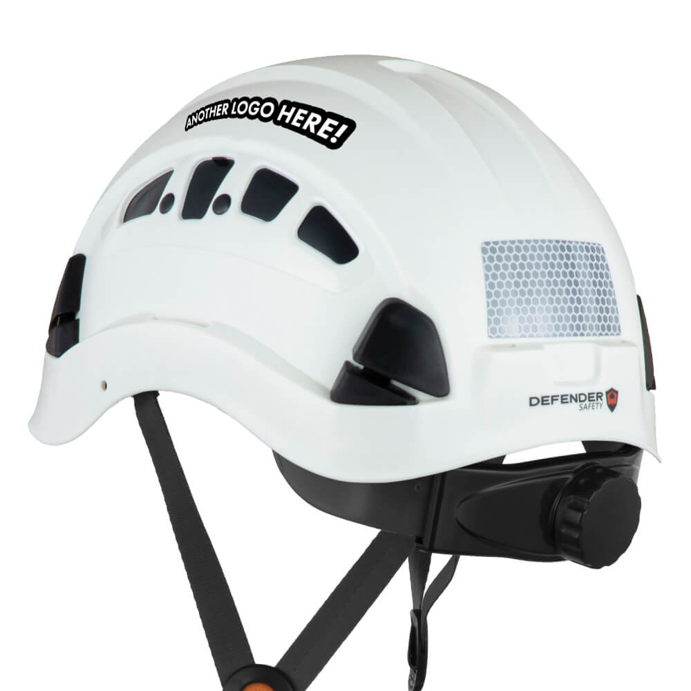 H1 Custom Logo Printed Safety Helmet - Defender Safety