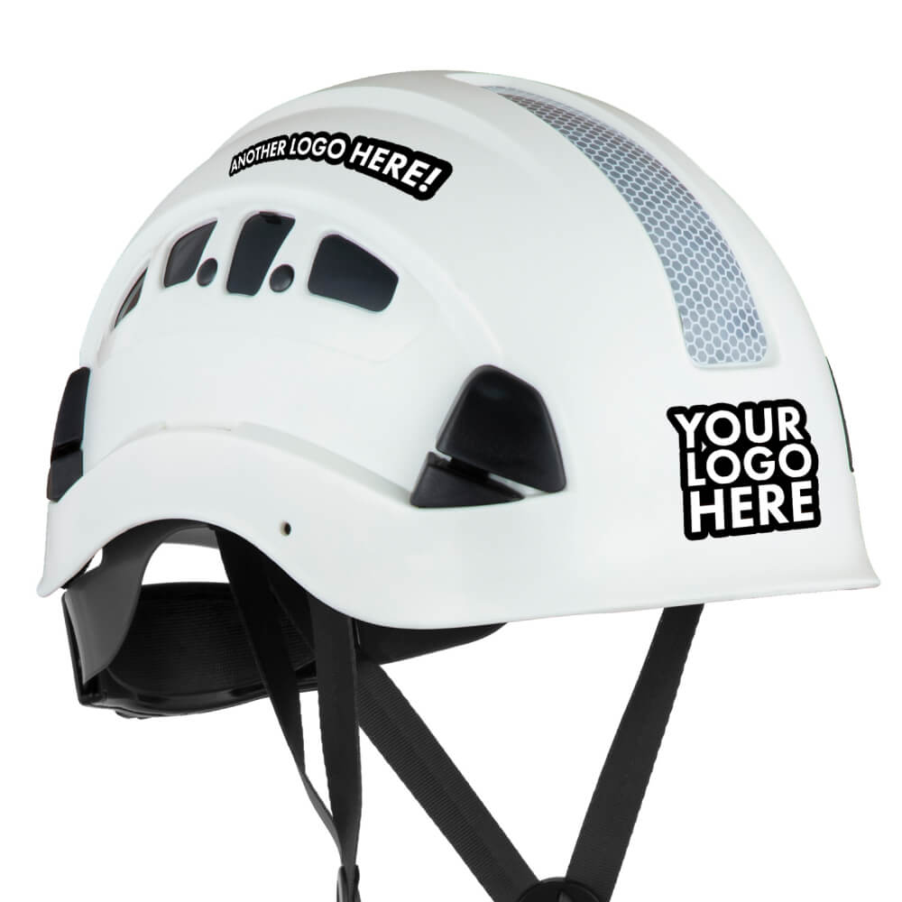 H1 Custom Logo Printed Safety Helmet - Defender Safety