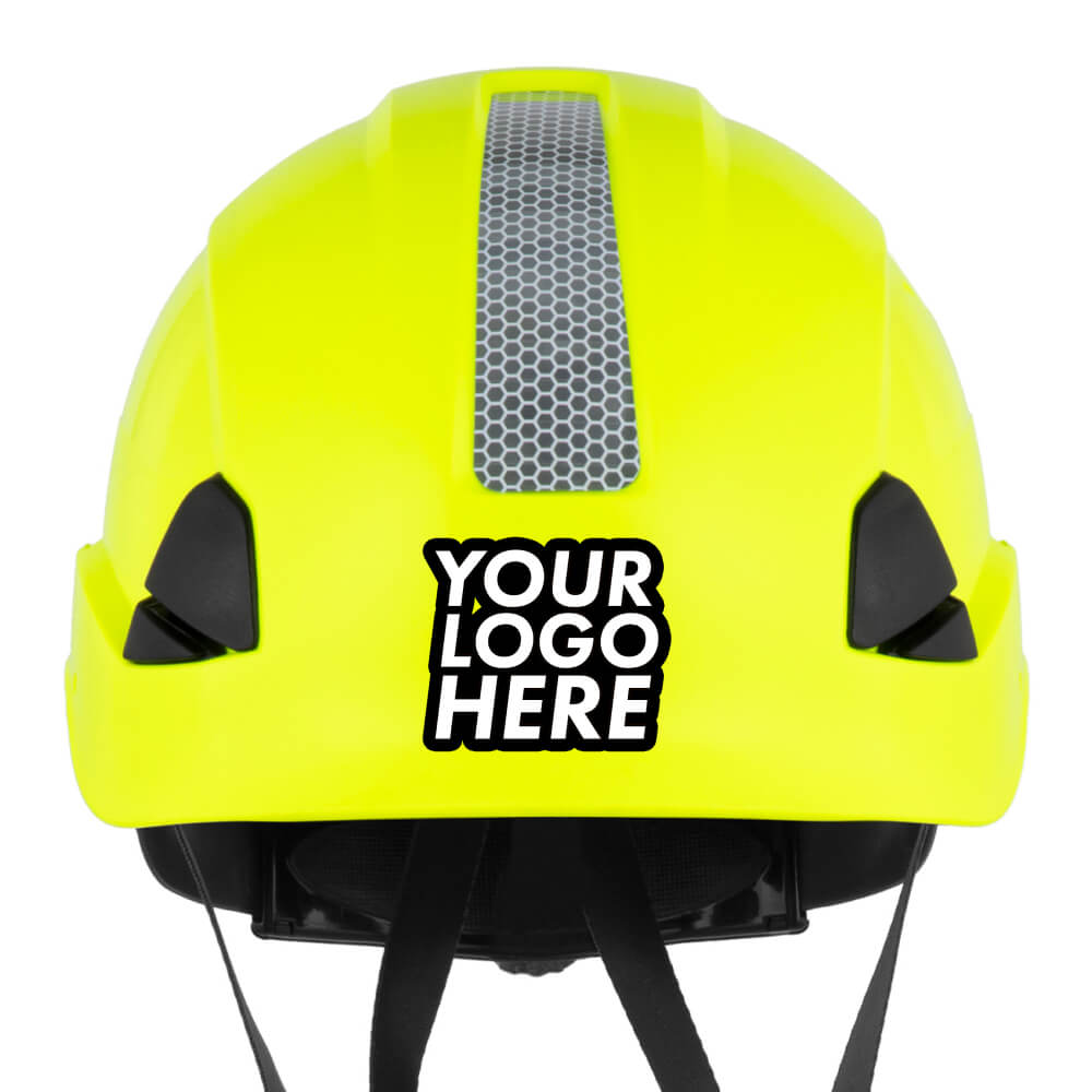 H1 Custom Logo Printed Safety Helmet - Defender Safety