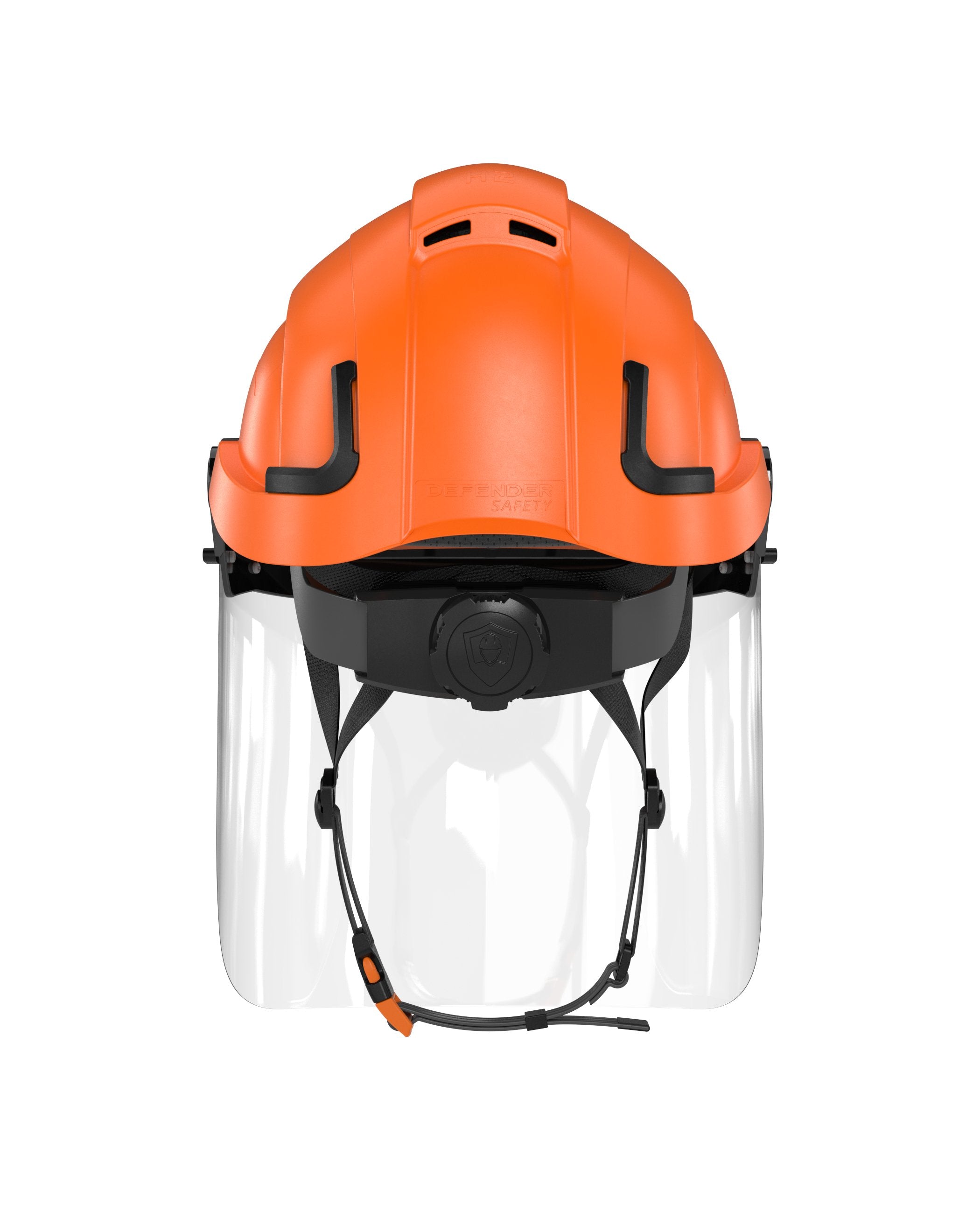 H2 - CH (Vented) Clear Face Shield Kit - Defender Safety