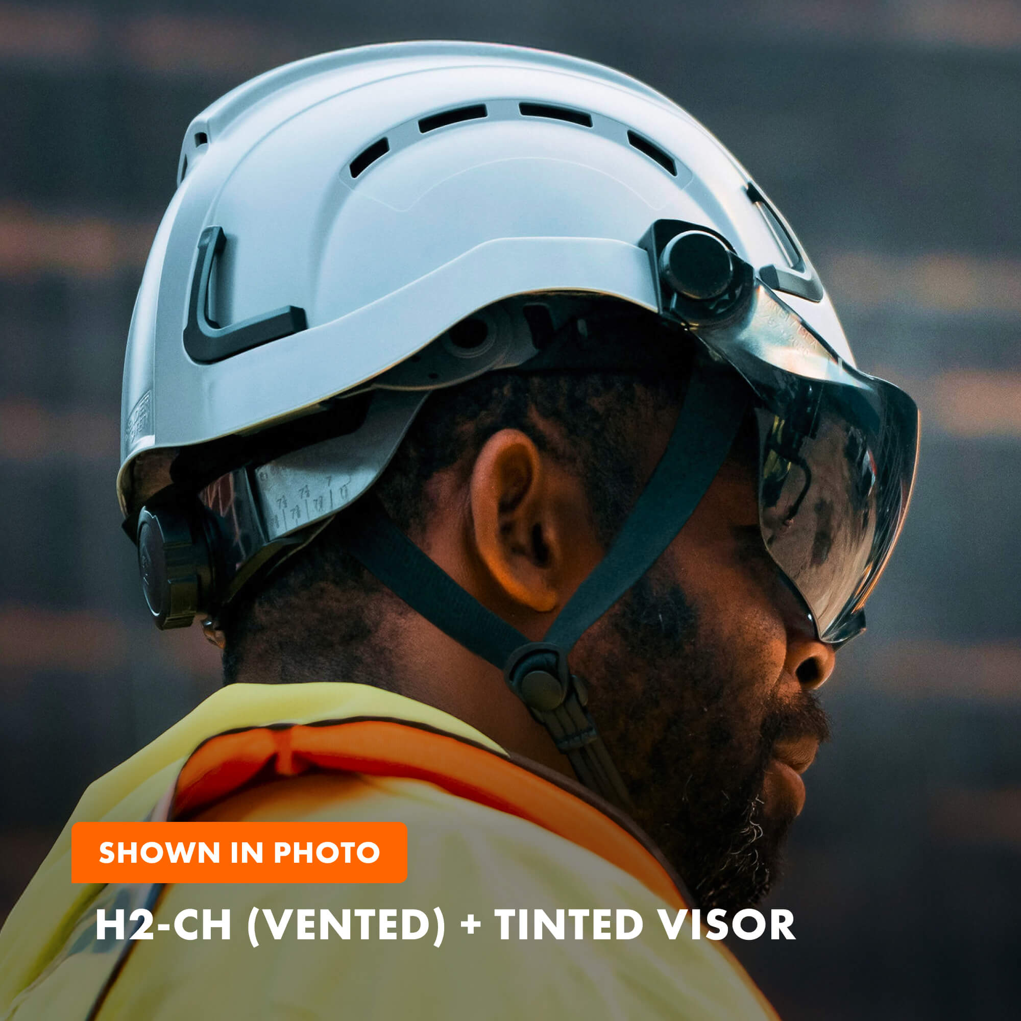 H2 - CH (Vented) + Tinted Visor - Defender Safety