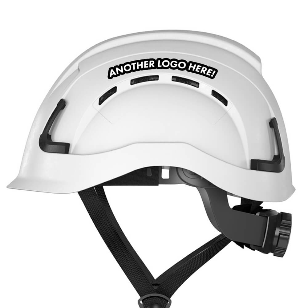 H2 Custom Logo Printed Safety Helmet - Defender Safety