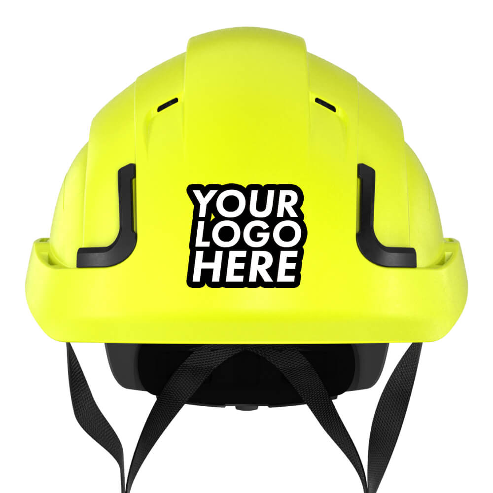 H2 Custom Logo Printed Safety Helmet - Defender Safety