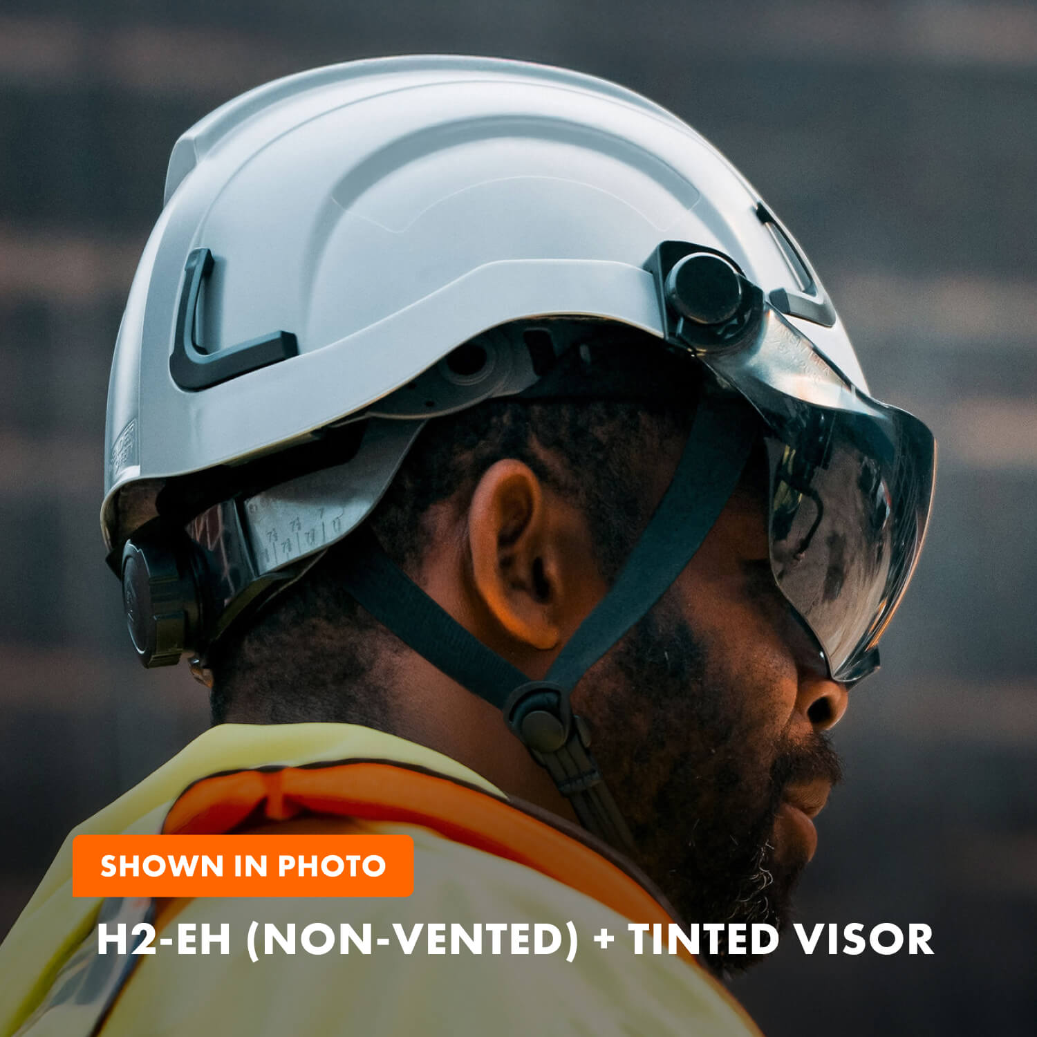 H2 - EH (Non - Vented) + Tinted Visor - Defender Safety