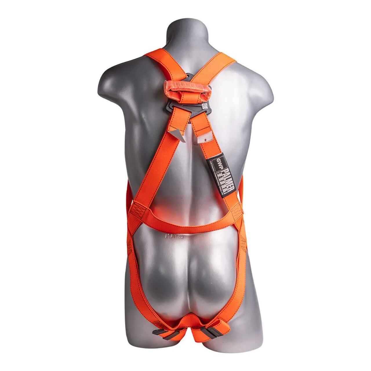 Construction Safety Harness 3 Point, Dielectric, Loop D-Ring, Orange - Defender Safety