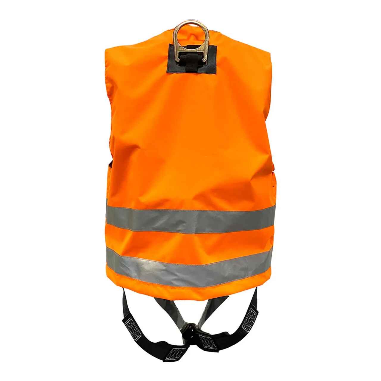 Construction Safety Harness/Vest Combo 3 Pt, Grommet Legs, Back D-Ring - Defender Safety