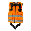 Construction Safety Harness/Vest Combo 3 Pt, Grommet Legs, Back D-Ring - Defender Safety